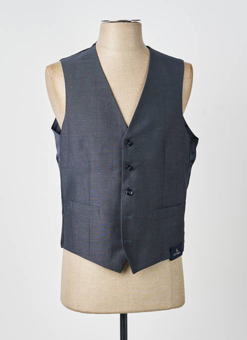 Gilet sans manche effet matière satinée gris SCABAL homme