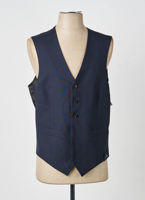 Gilet sans manche effet matière satinée noir SCABAL homme
