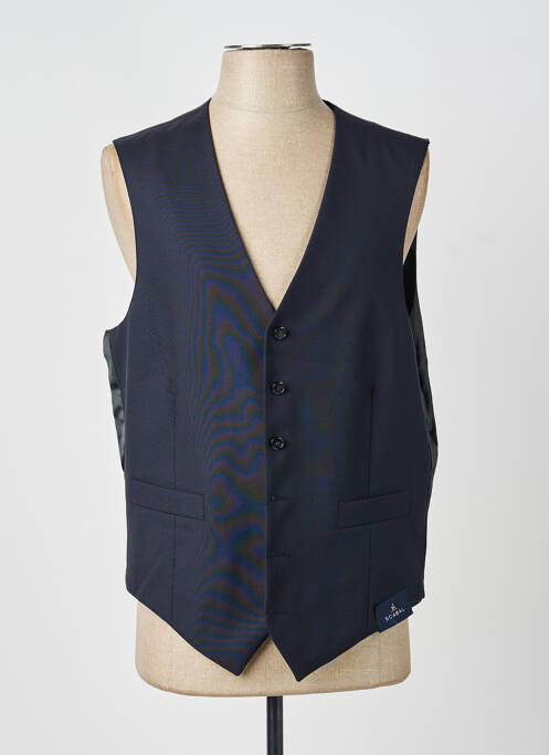 Gilet sans manche effet matière satinée noir SCABAL homme