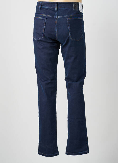 Jeans coupe droite stretch taille normale bleu MEYER homme