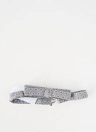 Noeud papillon tissage brut gris GRÈGE homme