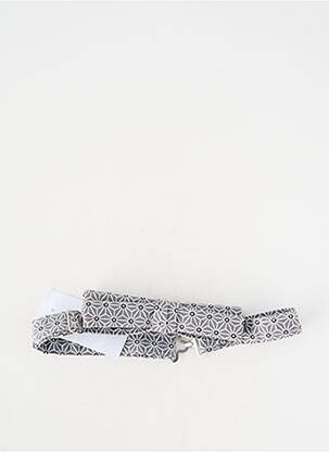 Noeud papillon tissage brut gris GRÈGE homme