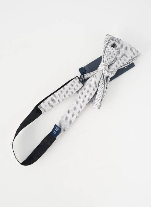 Noeud papillon effet matière satinée gris SCABAL homme