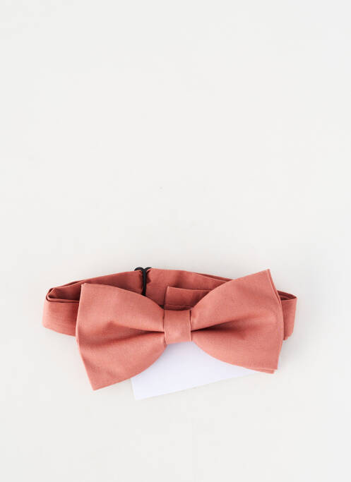 Noeud papillon tissage popeline rose VICTORIA LEBRERO homme