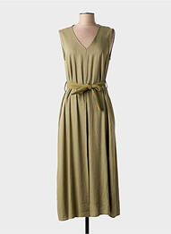 Robe longue sans manche sans manche vert TINTA femme