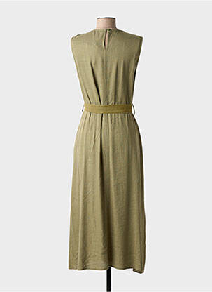 Robe longue sans manche sans manche vert TINTA femme