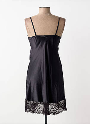 Nuisette/combinette effet matière satinée noir JANIRA femme