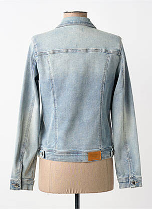 Veste casual col chemisier bleu C'EST BEAU LA VIE femme