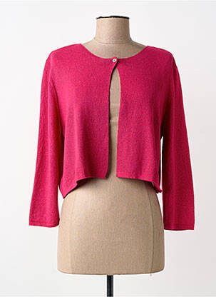 Boléro maille fine rose I.ODENA femme