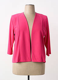 Veste casual coupe cintrée rose GEVANA femme