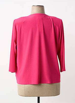 Veste casual coupe cintrée rose GEVANA femme