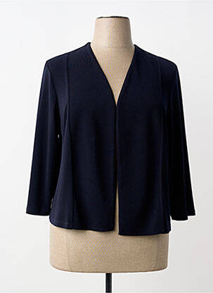 Veste casual coupe cintrée bleu GUY DUBOUIS femme