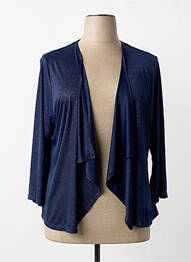 Veste casual coupe droite bleu GREGORY PAT femme