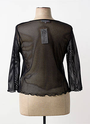 Veste casual col rond noir TELMAIL femme