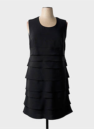 Robe mi-longue sans manche sans manche noir TELMAIL femme