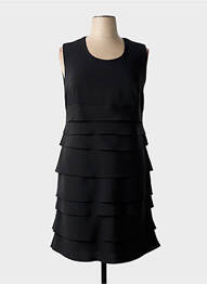 Robe mi-longue sans manche sans manche noir TELMAIL femme