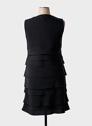 Robe mi-longue sans manche sans manche noir TELMAIL femme