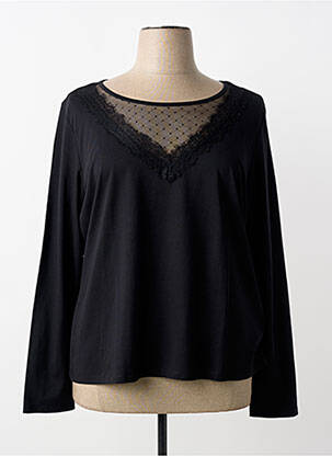 T-shirt manches longues manches longues noir JULIE GUERLANDE femme
