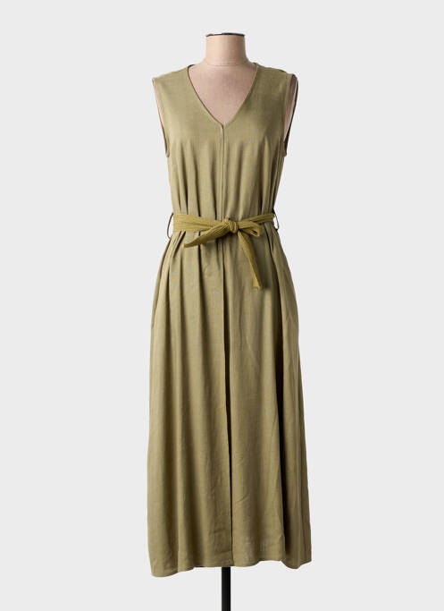 Robe longue sans manche sans manche vert TINTA femme