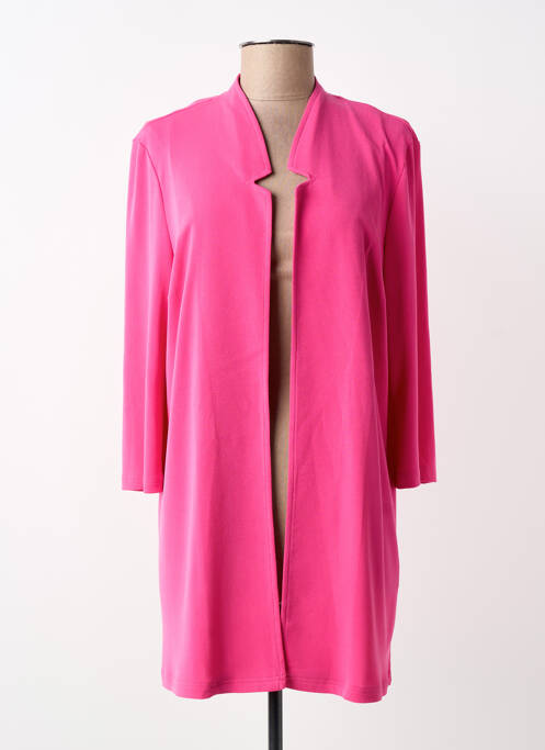 Veste casual coupe droite rose GREGORY PAT femme