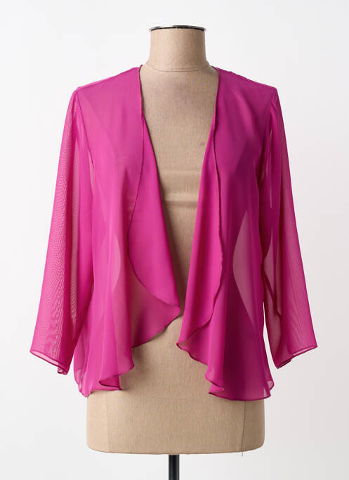 Veste casual coupe droite rose GREGORY PAT femme