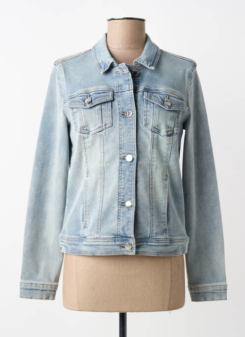 Veste casual col chemisier bleu C'EST BEAU LA VIE femme