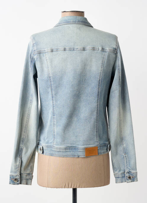 Veste casual col chemisier bleu C'EST BEAU LA VIE femme