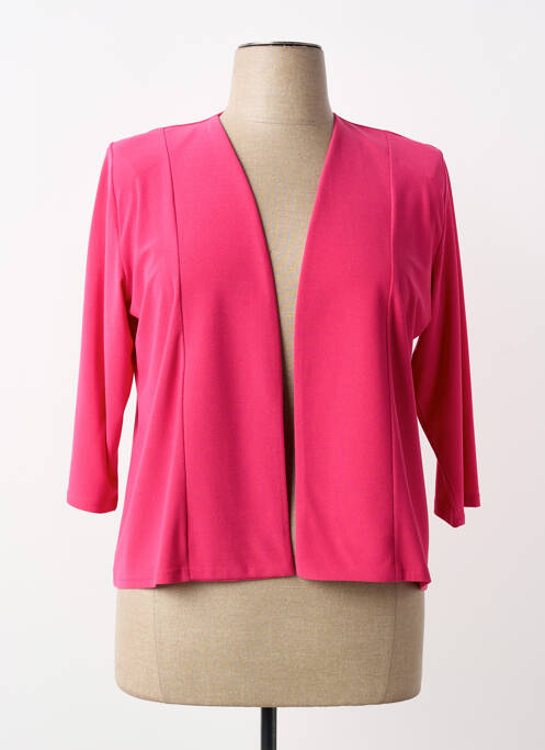 Veste casual coupe cintrée rose GEVANA femme