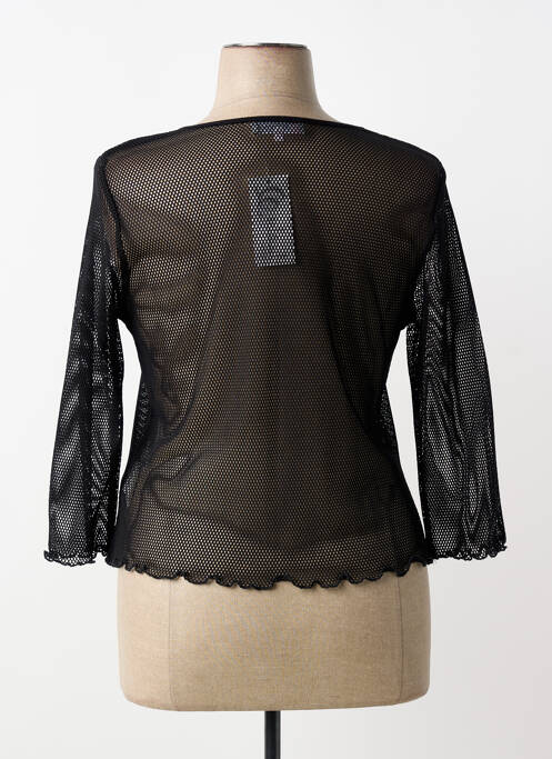 Veste casual col rond noir TELMAIL femme