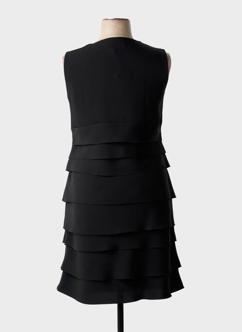 Robe mi-longue sans manche sans manche noir TELMAIL femme
