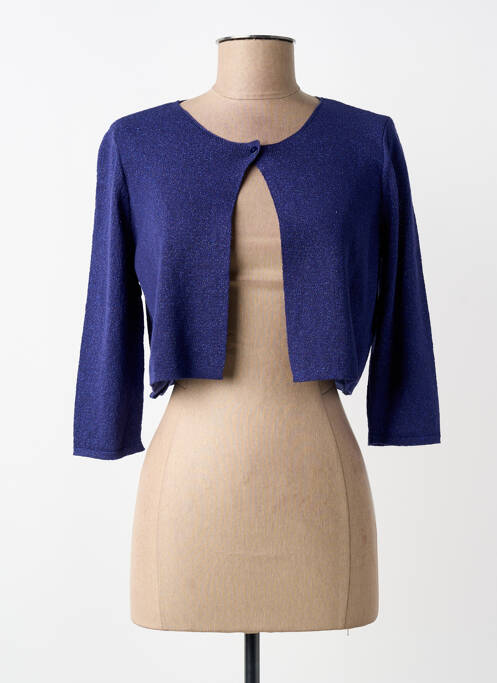 Boléro bleu I.ODENA femme