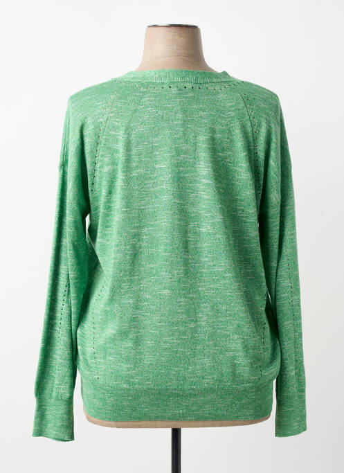 Pull col v manches longues vert DIANE LAURY femme