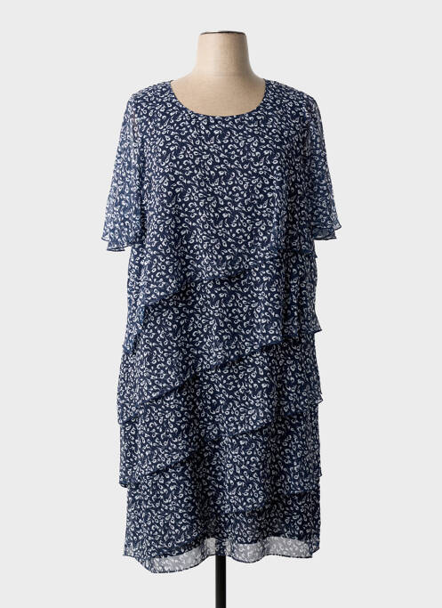 Robe mi-longue bleu GREGORY PAT femme