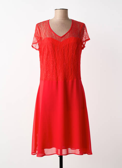 Robe mi-longue rouge GREGORY PAT femme
