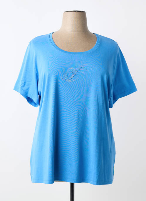 T-shirt bleu GUY DUBOUIS femme