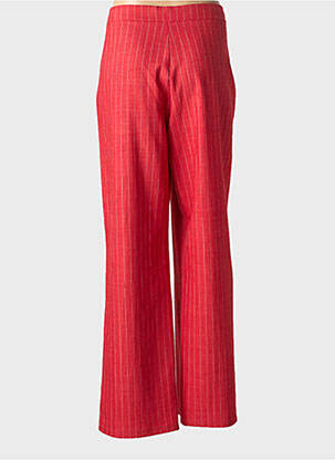 Pantalon flare taille normale taille normale rouge MERI & ESCA femme