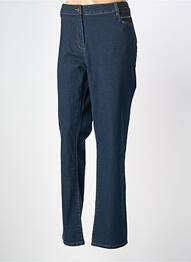Jeans coupe slim stretch taille normale bleu JULIE GUERLANDE femme