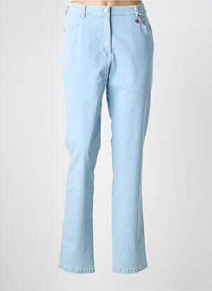 Jeans coupe slim stretch taille normale bleu TONI femme