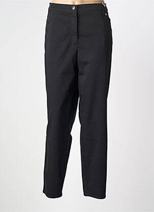 Pantalon slim taille élastique taille normale noir TONI femme