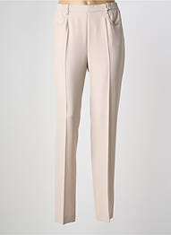 Pantalon slim taille élastique taille normale beige TONI femme
