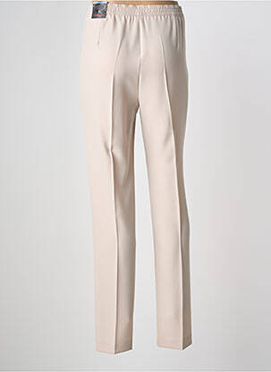 Pantalon slim taille élastique taille normale beige TONI femme