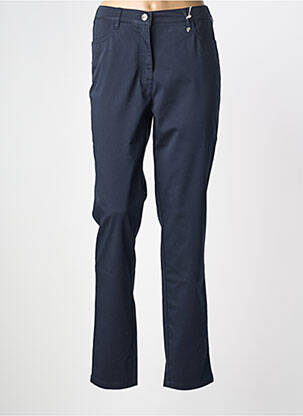 Pantalon slim taille élastique taille normale bleu TONI femme