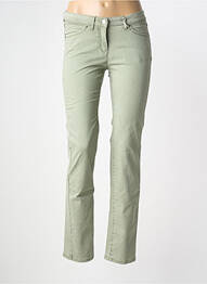 Jeans coupe slim taille basse taille basse vert TONI femme