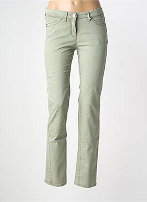 Jeans coupe slim taille basse taille basse vert TONI femme