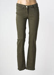 Jeans coupe slim taille basse taille basse vert TONI femme