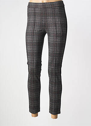 Pantalon 7/8 stretch taille normale gris TONI femme