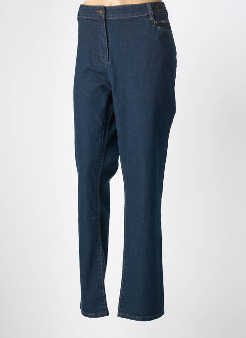 Jeans coupe slim bleu JULIE GUERLANDE femme