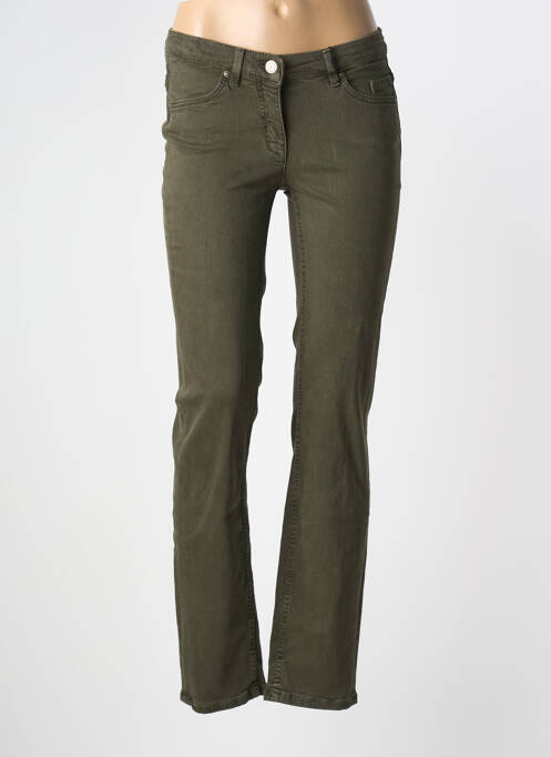 Jeans coupe slim vert TONI femme