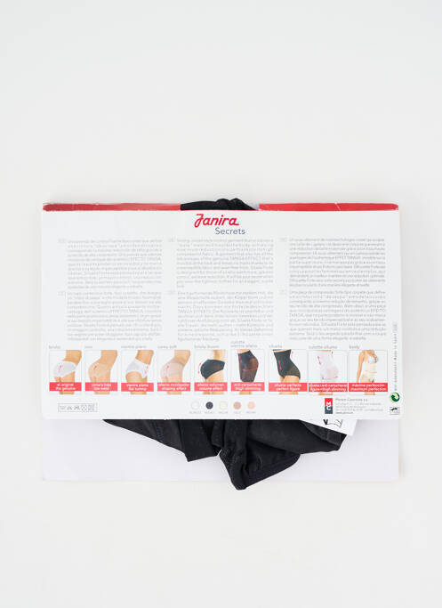 Culotte gainante noir JANIRA femme