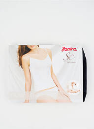 Jupon /fond de robe taille élastique noir JANIRA femme